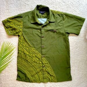 TANOA Tupu Boys Silky Dobby Shirt size 16